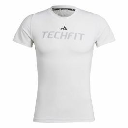Camiseta de Manga Corta Hombre Adidas techfit Graphic Blanco Precio: 33.94999971. SKU: S6483850