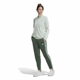 Chándal Mujer Adidas Essentials 3 Stripes Verde Claro