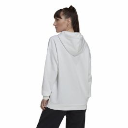 Sudadera con Capucha Mujer Adidas Essentials Fleece Blanco