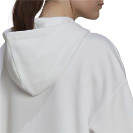 Sudadera con Capucha Mujer Adidas Essentials Fleece Blanco