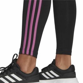 Mallas Deportivas de Mujer Adidas Loungewear Essentials 3 Stripes Negro