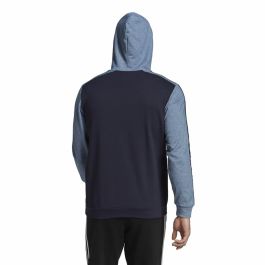 Sudadera con Capucha Hombre Adidas Mélange French Terry Azul oscuro