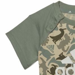 Conjunto Deportivo para Bebé Adidas Multicolor Camuflaje Dinosaurios