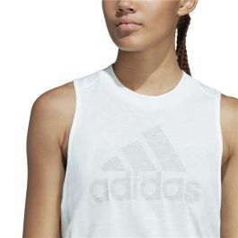Camiseta para Mujer sin Mangas Adidas Future Icons 3.0 Blanco