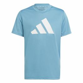 Camiseta de Manga Corta Infantil Adidas Training Essentials Azul claro