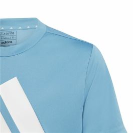 Camiseta de Manga Corta Infantil Adidas Training Essentials Azul claro