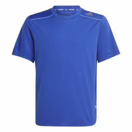 Camiseta de Manga Corta Infantil Adidas Aeroready Azul Precio: 25.95000001. SKU: S64126839