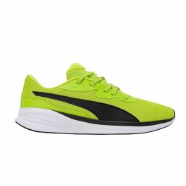 Zapatillas de Running para Adultos Puma Night Runner V3 Amarillo Negro