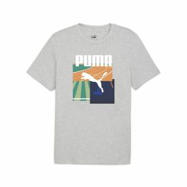 Camiseta de Manga Corta Hombre Puma GRAPHICS Gris Precio: 26.49999946. SKU: S64143861