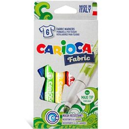 Carioca Rotulador fabric especial tejidos colores - caja de 6 Precio: 2.95000057. SKU: B18DBSQDSG