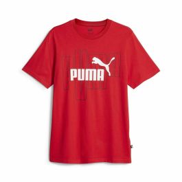 Camiseta de Manga Corta Hombre Puma Graphiccs No. 1 Logo Rojo