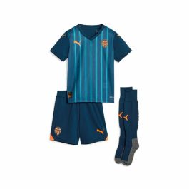 Camiseta de Fútbol de Manga Corta para Niños Puma Valencia C.F Away Azul 1-2 Años