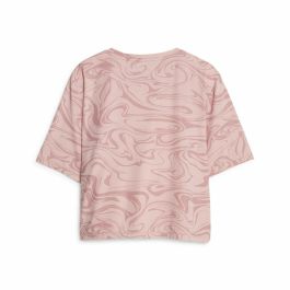 Camiseta Deportiva de Manga Corta Puma Train Favorite Aop Rosa