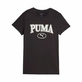 Camiseta de Manga Corta Mujer Puma Squad Graphicc Negro