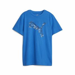 Camiseta de Manga Corta Infantil Puma Active Sports Graphic Azul Precio: 23.94999948. SKU: S64121140