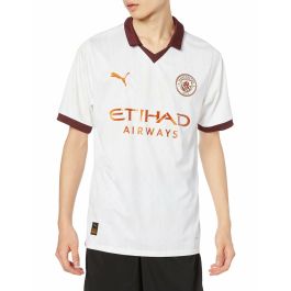 Camiseta de Fútbol de Manga Corta Hombre Puma Manchester City Away Blanco