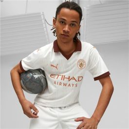 Camiseta de Fútbol de Manga Corta Hombre Puma Manchester City Away Blanco