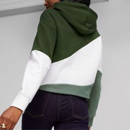 Sudadera con Capucha Mujer Puma Powert Blanco/Verde