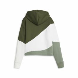 Sudadera con Capucha Mujer Puma Powert Blanco/Verde