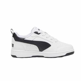 Zapatillas Casual Niño Puma Rebound V6 Lo A Blanco Negro