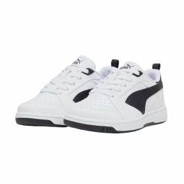 Zapatillas Casual Niño Puma Rebound V6 Lo A Blanco Negro Precio: 44.79000009. SKU: S64145100