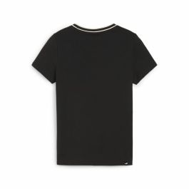 Camiseta de Manga Corta Infantil Puma QUAD G Negro