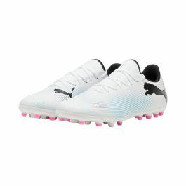 Botas de Fútbol Multitaco para Adultos Puma Future 7 Play MG Blanco