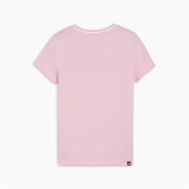 Camiseta de Manga Corta Infantil Puma Squad Rosa