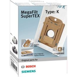 Bosch Bolsas de aspiradora Type K MegaFilt SuperTEX para Bosch y Siemens (4 unidades)