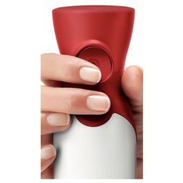 Bosch MSM64010 Batidora de Inmersión ErgoMixx 450W, Rojo/Blanco con Vaso Medidor y Cuchillas de Acero Inoxidable