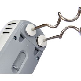 Bosch MFQ36480 Batidora de mano ErgoMixx 450W, 5 velocidades, función Turbo, varillas y ganchos, blanco/gris