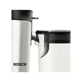 Bosch MES4000 Exprimidor VitaJuice 1000W con Contenedor de Pulpa 3L y Recipiente para Zumo 1.5L Negro/Plata