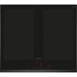 Placa de inducción de 60 cm - SIEMENS - 4 fuegos - 59,2 x 52,2 cm - Negra - Home connect - IQ700 - EX651HXC1F Precio: 796.98999941. SKU: B19CBSD4DQ