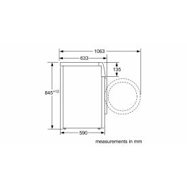 Lavadora Siemens AG WM14N29XEP 60 cm 1400 rpm 9 kg