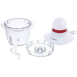 Picadora BOSCH MMRP1000 Blanco Rojo Acero Inoxidable 400 W 800 ml 19,5 x 2,5 x 19,5 cm