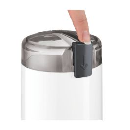 Bosch TSM6A011W Molinillo de Café Eléctrico 180W, 75g Granos, Acero Inoxidable, Molido Fino, Blanco