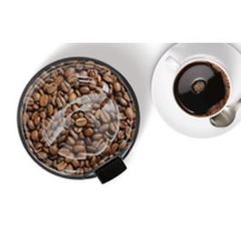 Bosch TSM6A013B Molinillo de Café Eléctrico 180W, Capacidad 75g (10 Tazas), Cuchillas Acero Inoxidable, Negro