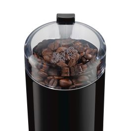 Bosch TSM6A013B Molinillo de Café Eléctrico 180W, Capacidad 75g (10 Tazas), Cuchillas Acero Inoxidable, Negro