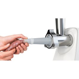 Bosch MFW3910W Picadora de carne 350 W (1500 W máx) - 1.7 kg/min - Discos 8mm - Blanco