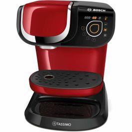 BOSCH - TAS6503 - Máquina de café multibebida TASSIMO - Depósito de agua de 1.3L - Apagado automático - Rojo