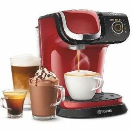 BOSCH - TAS6503 - Máquina de café multibebida TASSIMO - Depósito de agua de 1.3L - Apagado automático - Rojo