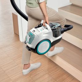 BOSCH GX21 - Aspirador con bidón sin bolsa - ProHygiene - 550W - 78 dB - Filtro UltraAllergy - 10m - 2L - Blanco