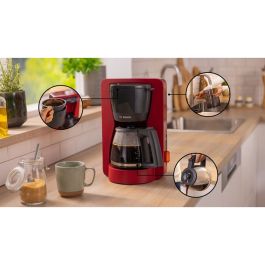 Bosch TKA 3M134 Cafetera de filtro, Roja