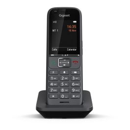 Gigaset S700H Pro Teléfono DECT Inalámbrico con Altavoz, 500 Contactos y Pantalla 2.4" Antracita