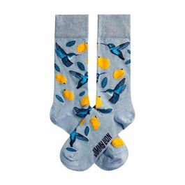 Calcetines Jimmy Lion Birds Lemons Azul claro 41-46 Calcetines Jimmy Lion Birds Lemons Azul claro 41-46
