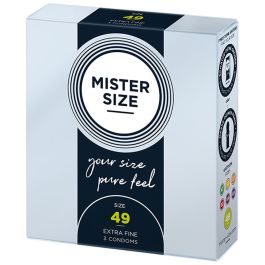 Preservativos Mister Size Pure Feel Extra Thin Extrafinos