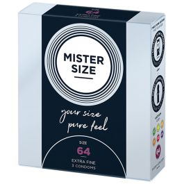 Preservativos Mister Size Pure Feel Extra Thin Extrafinos