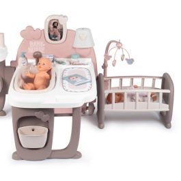 Casa de los bebés baby nurse con 3 areas de juegos para muñecos de hasta 42cm. 149x71x71cm