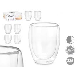 Vaso de Vidrio Borosilicato Vivalto 325 ml - 8x11x8 cm (24 Unidades)