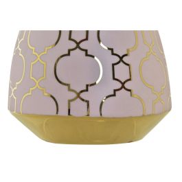 Jarron Oriental DKD Home Decor Rosa Dorado 16 x 18 x 16 cm Jarron Oriental DKD Home Decor Rosa Dorado 16 x 18 x 16 cm